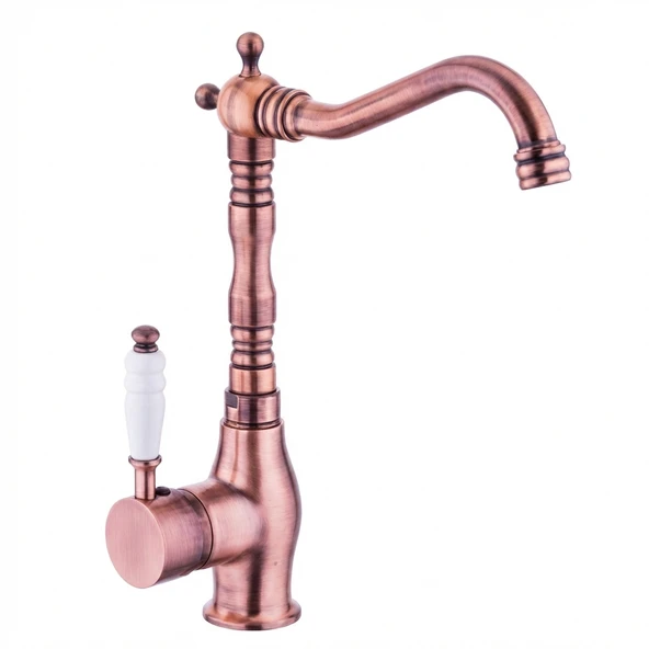 Bakır Porselen Kol Te Mix Se Lavabo & Mutfak Bataryası ürün görseli 1