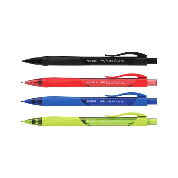 Faber-Castell Versatil Kalem Autoclick Renkli Gövde 0,5 Mm 5084 533195 (10 Lu Paket) ürün görseli 1