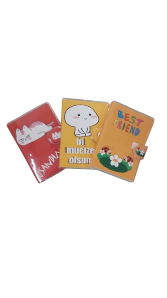 Bafix Not Defteri Pvc Kaplı Bfx-Pvc Karışık Renk (4 Lü Paket) ürün görseli 1