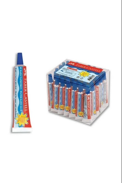 Faber-Castell Sıvı Yapıştırıcı Su Bazlı 7 Gram 5088 179645 (25 Li Paket) ürün görseli 1