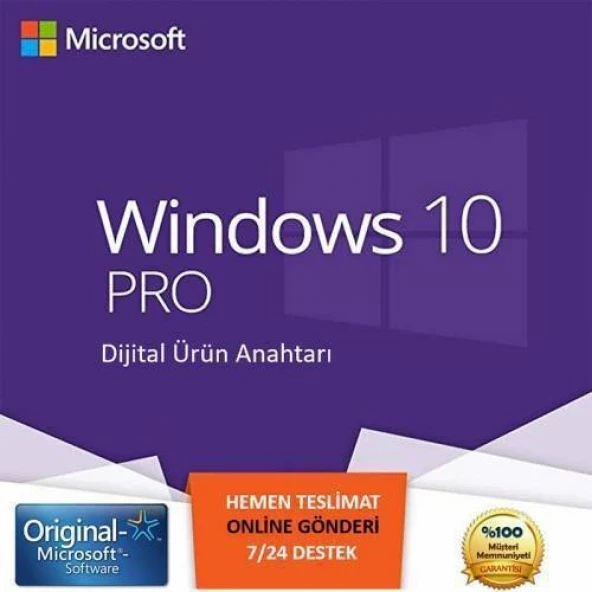 Windows Pro 10 Dijital Lisans ürün görseli 1
