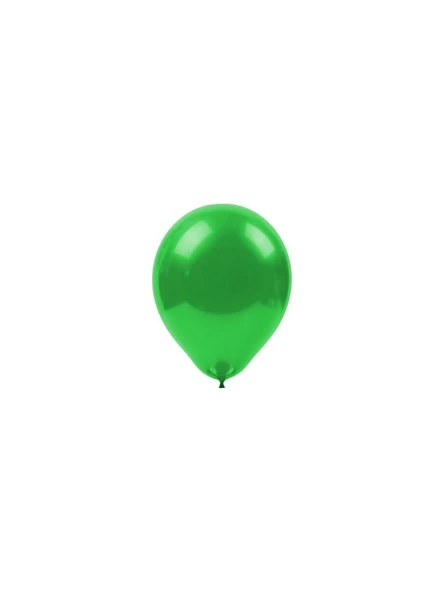 Balonevi 12" Baskı Balonu Neon Yeşil (100 Lü Paket) ürün görseli 1