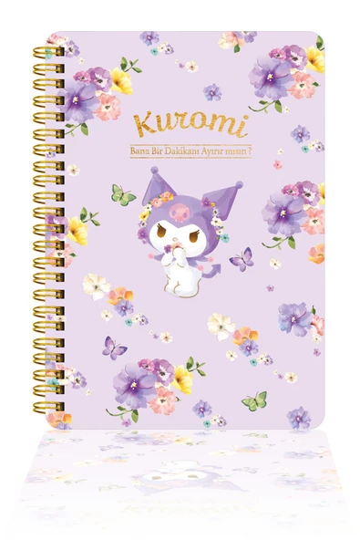 Vj Victoria'S Journals Kuromi Journal Sert Kapak Spiralli Günlük 524-1895 ürün görseli 1