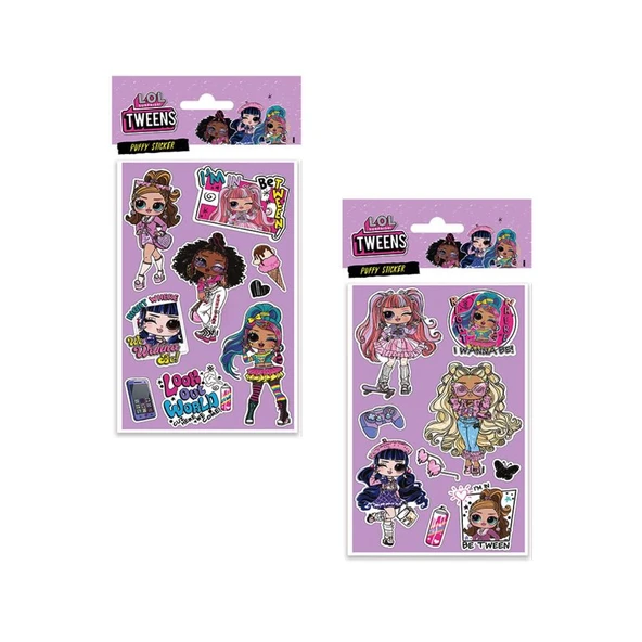 Keskin Color L.O.L. Tweens Puffy Sticker 221300-78 ürün görseli 1
