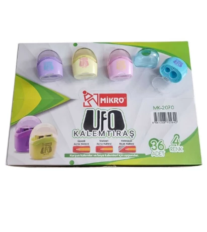 Mikro Kalemtraş Çift Bıçaklı Ufo Mk-2070-36 (36 Lı Paket) ürün görseli 1