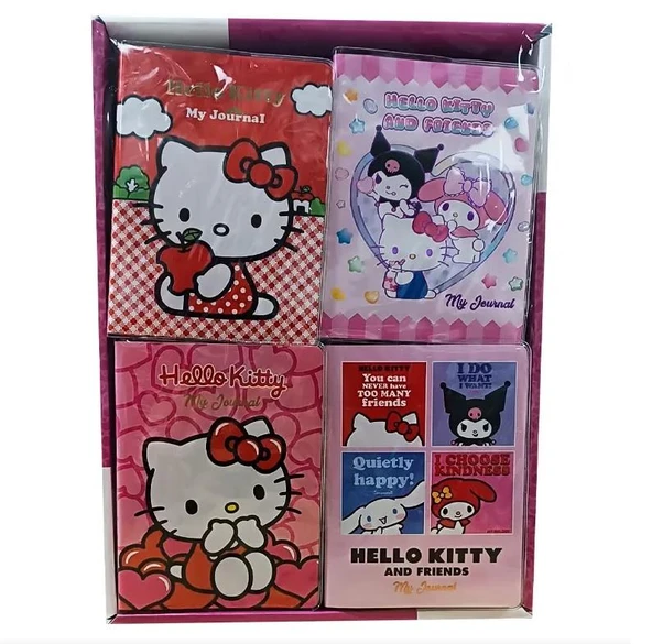 Bruno Visconti Vj Hello Kitty Mini Journal Not Defteri A6 128 Sayfa80 Gram 525-2214 (16 Lı Paket) ürün görseli 1