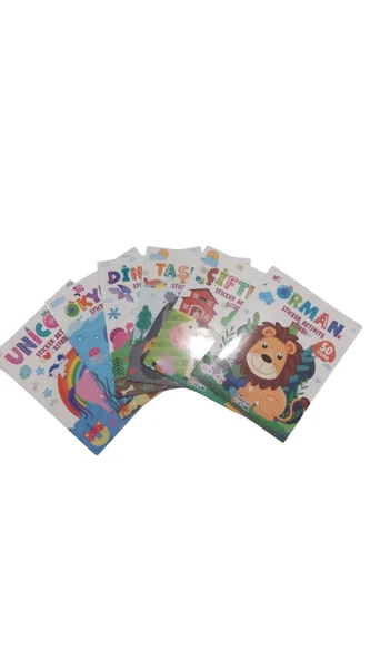 Karatay Yayınları 4E 50 Sticker Aktivite Kitabı (6 Lı Set) ürün görseli 1