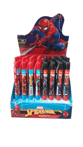 Otto Versatil Kalem (Mekanik Kurşun Kalem) Spiderman 0.7 Mm Web 40720B (48 Li Paket) ürün görseli 1