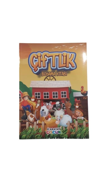 Karatay Yayınları 4E Çiftlik Boyama Kitabı 128 Sayfa ürün görseli 1