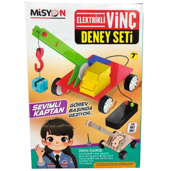 Misyon Deney Seti Elektrikli Vinç Msy-5847 ürün görseli 1