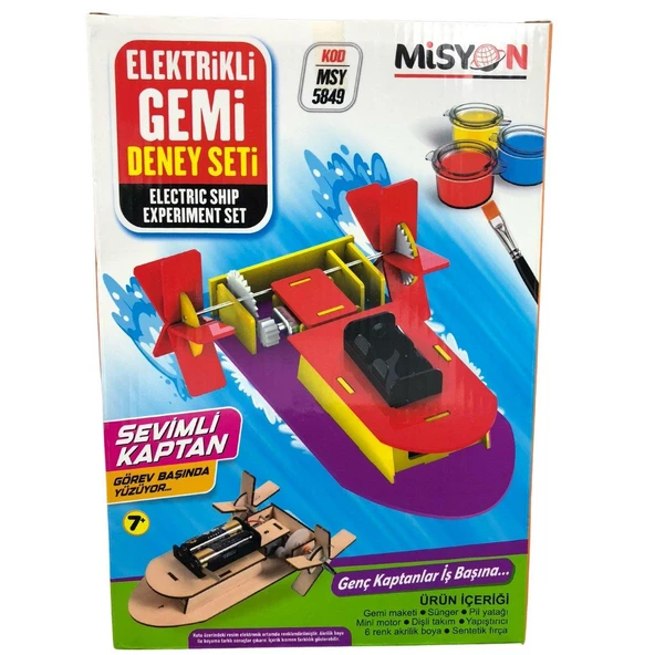 Misyon Deney Seti Elektrikli Gemi Msy-5849 ürün görseli 1