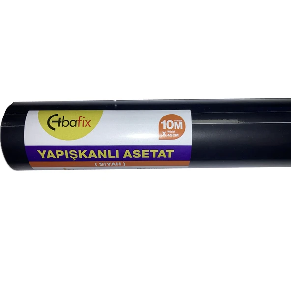 Bafix Yapışkanlı Rulo 45Cm X 10 Metre Siyah Bfx-Yfr4510S ürün görseli 1