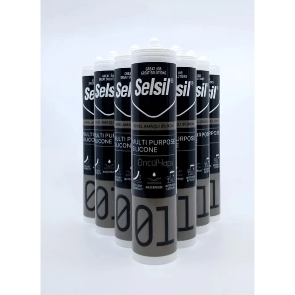 Selsil Şeffaf Silikon - Resim 2