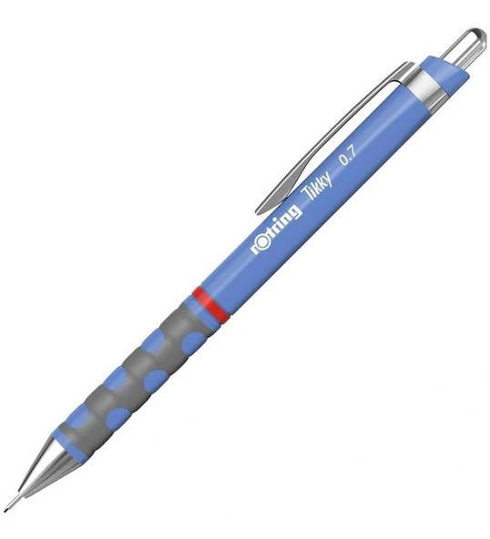 Rotring Versatil Kalem (Mekanik Kurşun Kalem) Tikky Rd Menekşe Mavi 0.7 Mm Ro-2214584 (12 Li Paket) ürün görseli 1