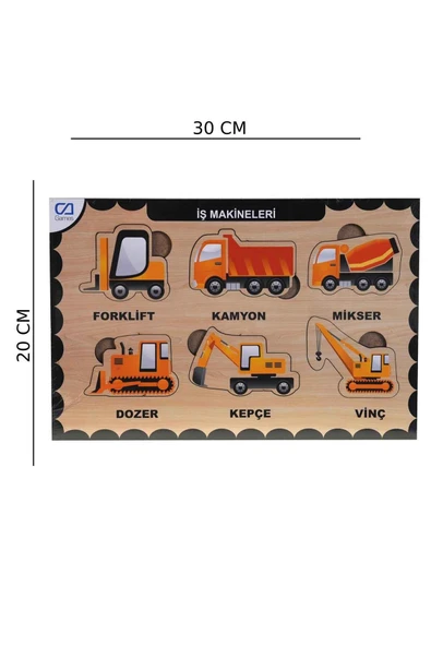 Ca Games Ahşap İş Makineleri Bul-Tak Caahs-3209 ürün görseli 1