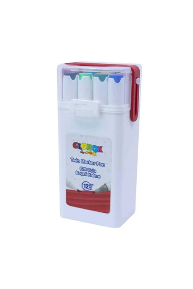 Globox Çift Uçlu Keçeli Kalem 12 Renk 2908 ürün görseli 1