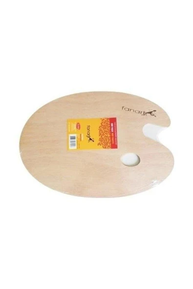 Fanart Academy Mdf Oval Palet 20X30X0,3Cm ürün görseli 1