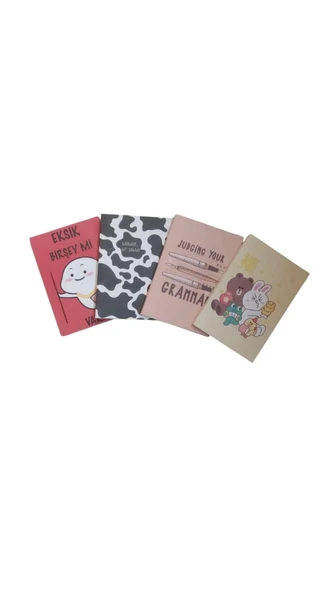 Bafix Not Defteri Bfx-Gzt Karışık Renk (4 Lü Paket) ürün görseli 1