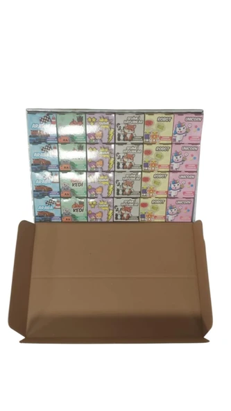 Lilamor Rulo Yetişkin Etiketi 5X5Cm (24 Lü Paket) ürün görseli 1