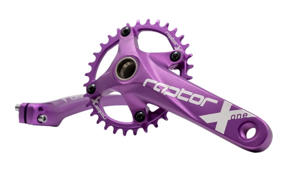 BİKE SKY RAPTOR 32T MOR Tekli Aynakol – MTB Dağ Bisikleti Krank, Alüminyum, ürün görseli 1