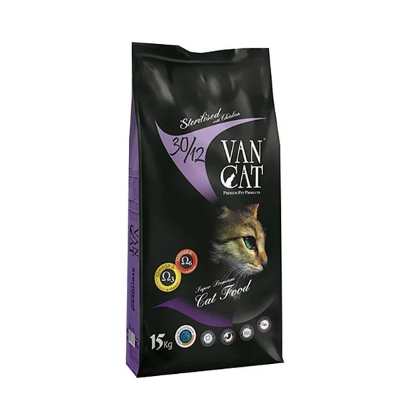 VanCat Tavuklu Kısırlaştırılmış Yetişkin Kuru Kedi Maması 15 kg ürün görseli 1