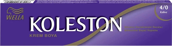Wella Koleston Single Tüp Boya 4/0 Kahve - Resim 2