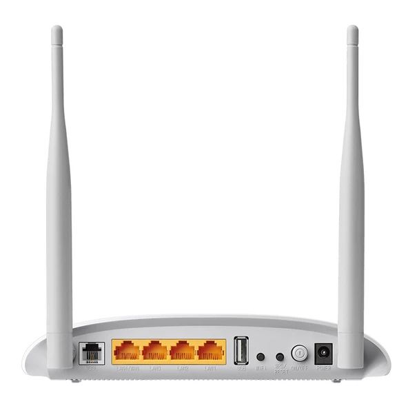 TP-Link TD-W9970 4 Port 300 Mbps VDSL2 Modem - Resim 4
