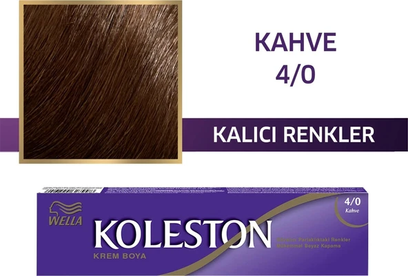 Wella Koleston Single Tüp Boya 4/0 Kahve ürün görseli 1