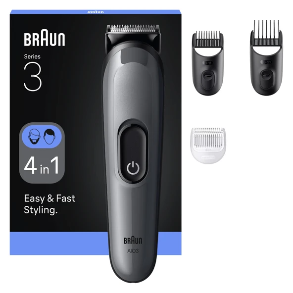 Braun Series 3 AIO3500 Sakal ve Saç Kesme Makinesi ürün görseli 1
