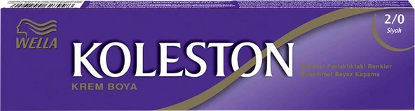 Wella Koleston Single  Tüp Boya Siyah 2/0 - Resim 2