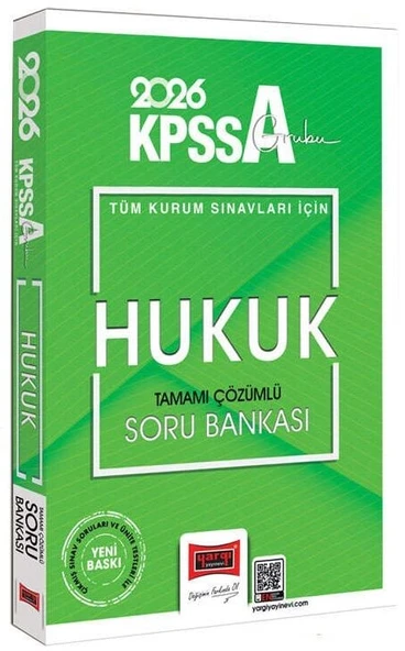 Yargı 2026 KPSS A Grubu Hukuk Soru Bankası Çözümlü Yargı Yayınları ürün görseli 1