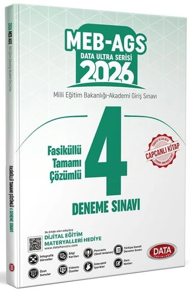 Data Yayınları 2026 MEB AGS 4 Deneme Sınavı ürün görseli 1