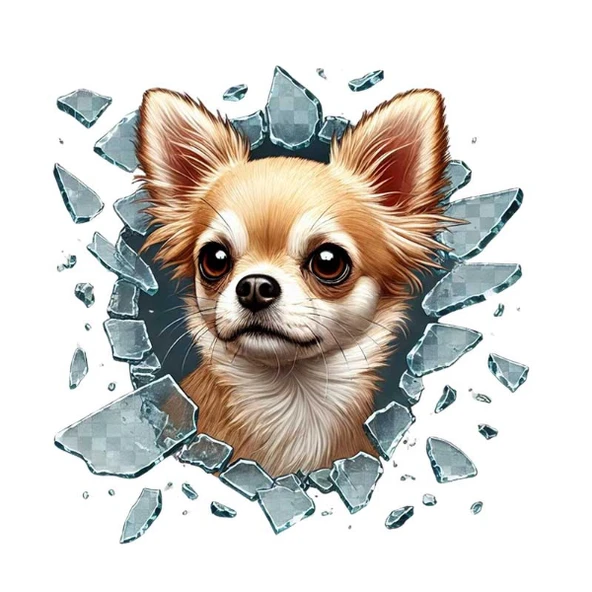 Fulcar Köpek Tasarımlı Araç Stickerı - Resim 2
