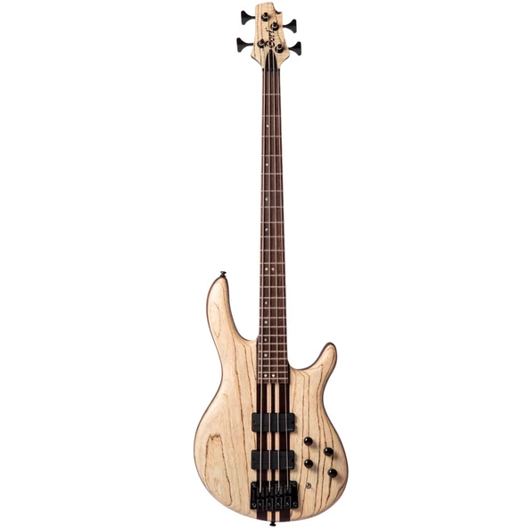 Cort A4 Custom Z Opnw Bass Gitar, Çantalı, Open Pore Naturel ürün görseli 1