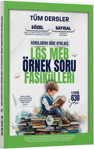 Av Yayınları LGS Tüm Dersler MEB Örnek Soru Fasikülleri Av Yayınları ürün görseli 1