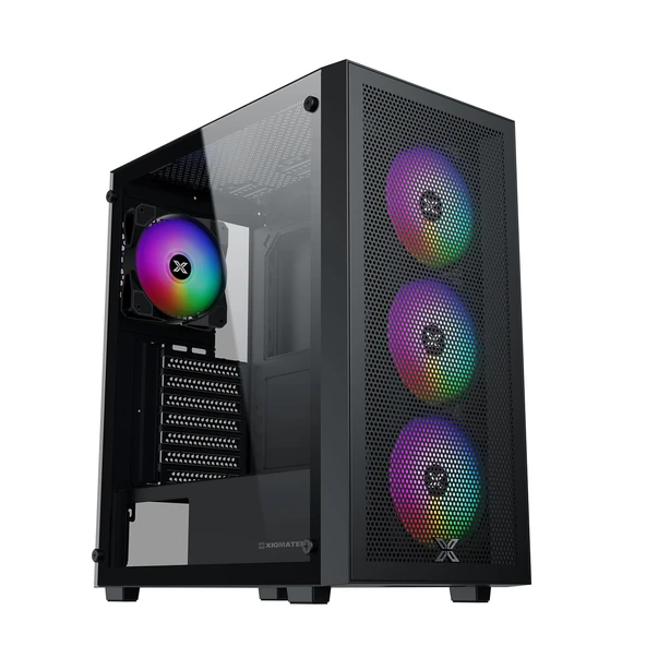 XIGMATEK EN41518 GAMING Z ODIN 650W RGB TEMPERLI CAM + MESH PANEL MID-T GAMING OYUNCU KASASI XIGMATEK ürün görseli 1
