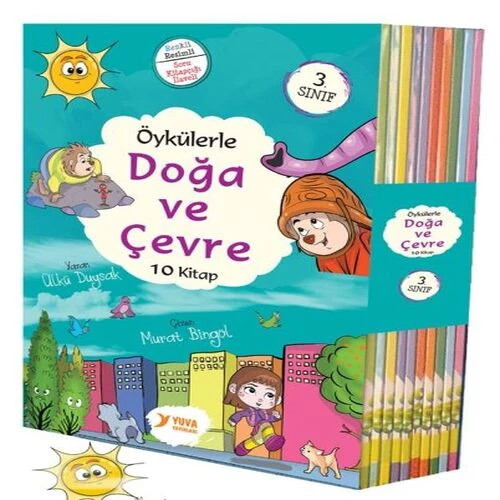 Öykülerle Doğa ve Çevre 3. Sınıflar İçin 10 Kitap Set ürün görseli 1