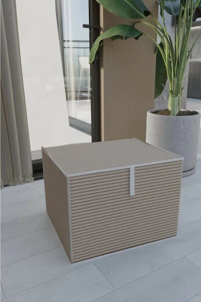 Çok Amaçlı Düzenleyici Kutu Organizer Cırt Cırtlı Hurç Maxi Boy 30cm X 40cm X 50cm (1 Adet) 7644 ürün görseli 1