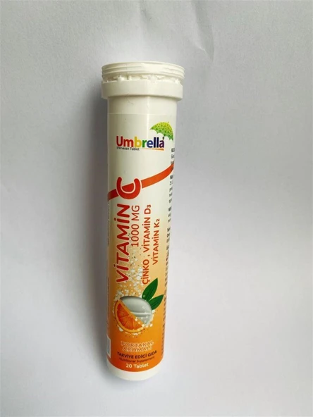 Green Store Umbrella Vitamin C 20 Efervesan Tablet ürün görseli 1