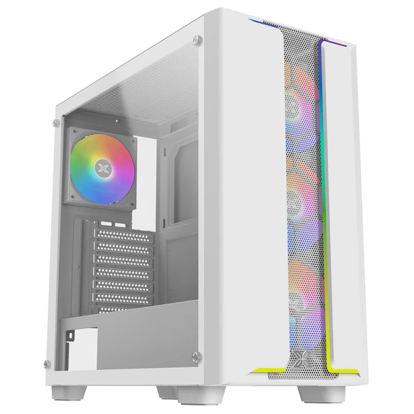XIGMATEK EN42423 GAMING Y PRO ARCTIC BEYAZ ODIN II 700W LED SERIT+4x12CM ARGB KUMANDALI E-ATX BIG-T GAMING OYUNCU KASASI XIGMATEK ürün görseli 1