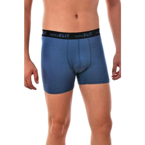 3'Lü TUTKU ELİT Modal Elastan Spor Boxer  XL Mavi ürün görseli 1