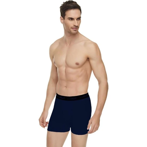 3'Lü TUTKU ELİT Modal Elastan Spor Boxer  L Lacivert ürün görseli 1