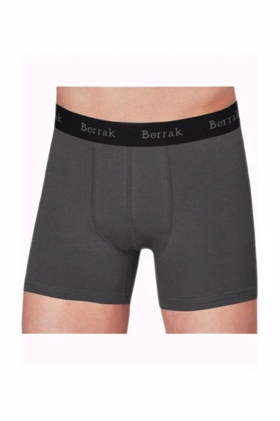 Berrak 4476 Erkek Modal Likralı Boxer 3'Lü  L Füme ürün görseli 1