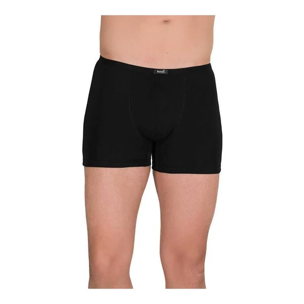 Berrak 4488 Erkek Modal İnce Kemer Boxer 3'Lü   XL Siyah ürün görseli 1