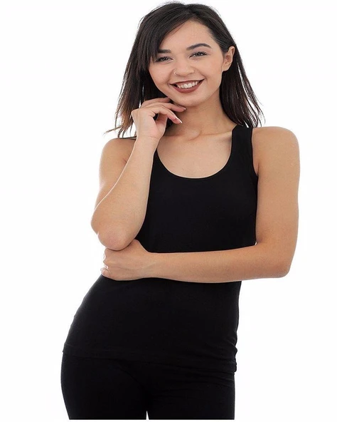 2 Adet TUTKU 0145 BAYAN ELASTAN SPOR ATLET  Siyah L - XL ürün görseli 1