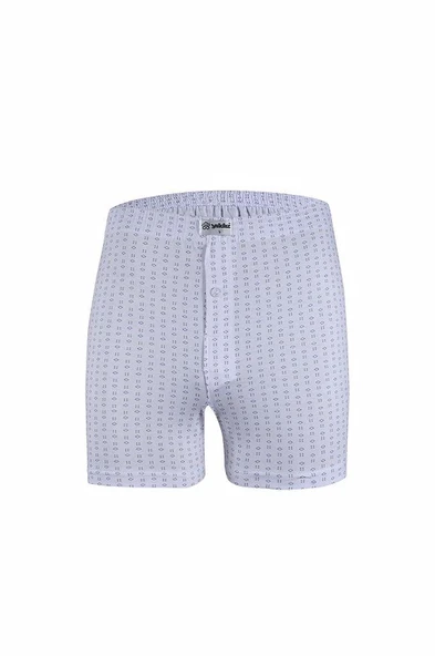 3'Lü Yıldız 35 Emprime Penye Desenli Erkek Boxer  L Karışık Renk ürün görseli 1