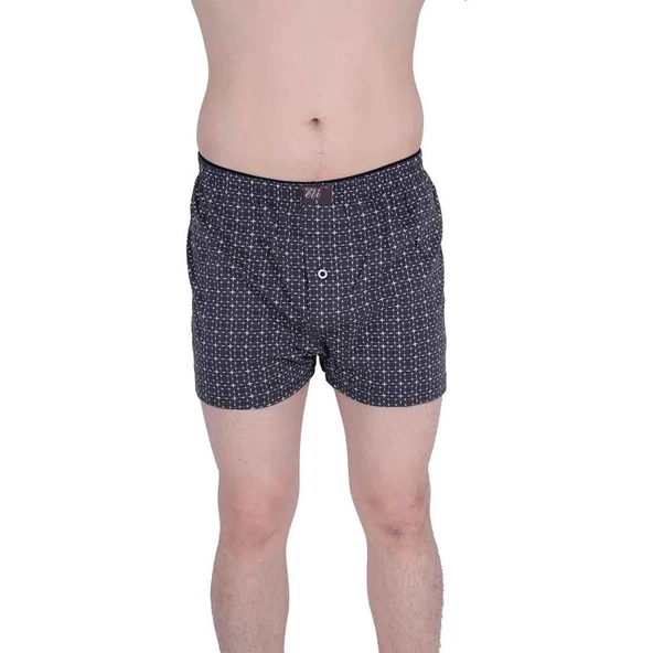 6'Lı Tutku Elit Havlu Bel Erkek Penye Desenli Boxer 1102  2XL Karışık Renk ürün görseli 1