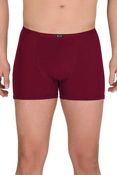 Berrak 4488 Erkek Modal İnce Kemer Boxer 6'Lı   L Bordo ürün görseli 1