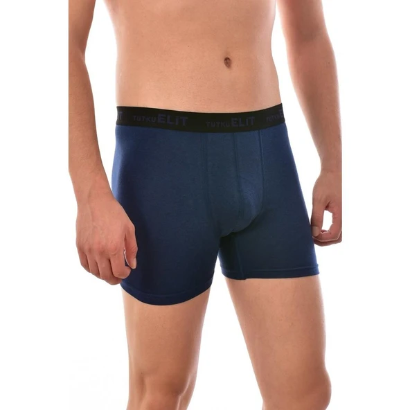 3'Lü TUTKU ELİT Modal Elastan Spor Boxer  L Lacivert ürün görseli 1