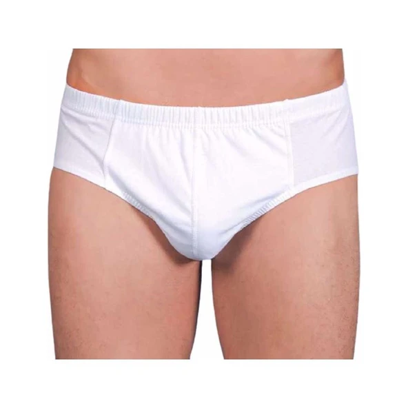 BERRAK 1050 Erkek Slip külot 6'Lı Paket   Beyaz 3XL ürün görseli 1